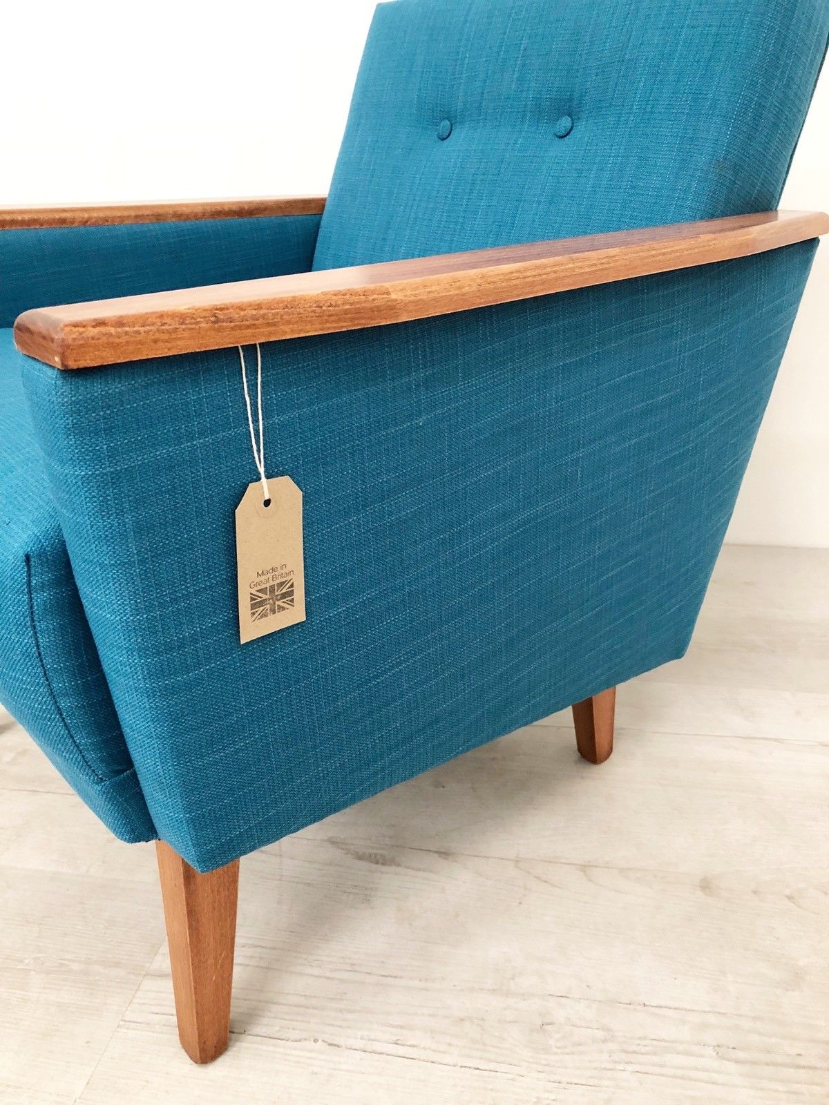 single danish mid century 50s 60s inspired low back cocktail lounge